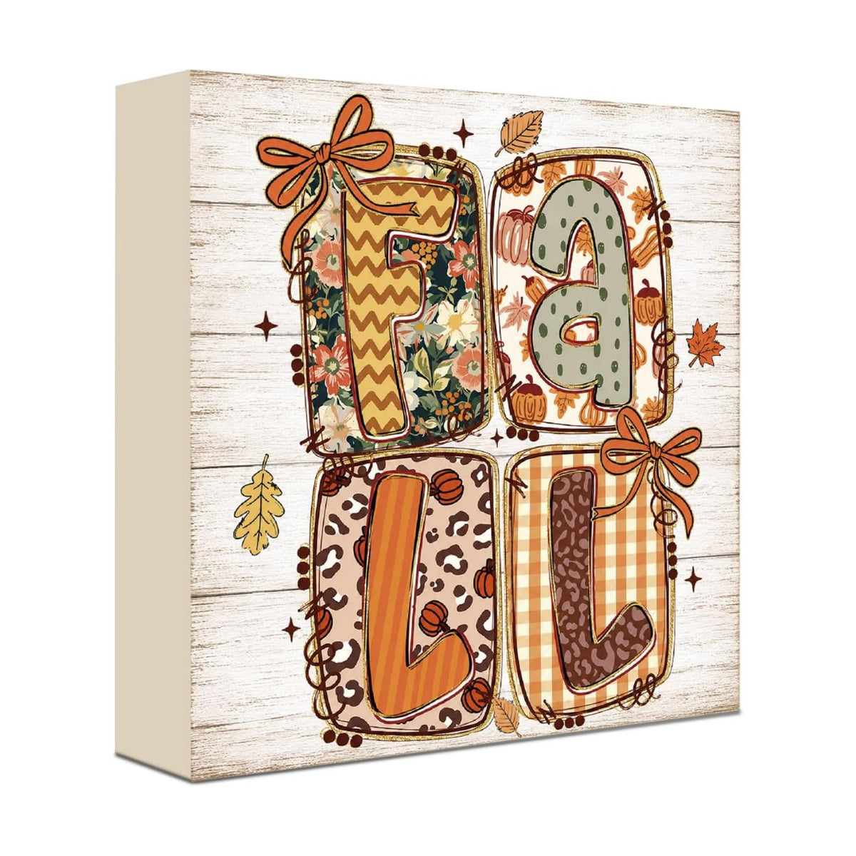 Fall Decorations for Home Alphabet Fall Letter Wood Sign Wall Art