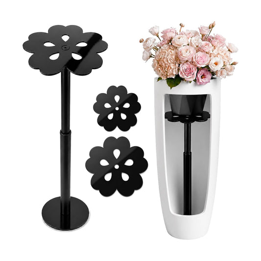 Adjustable Plant Risers for Inside Pots, 16-28 Inch Lift Height | Flower Planter Insert for Tall Pots, 2 Stands, 2 x 8"