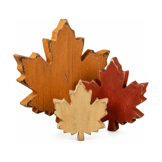 Wooden Leaves Fall Decor, Fall Decorations for Home