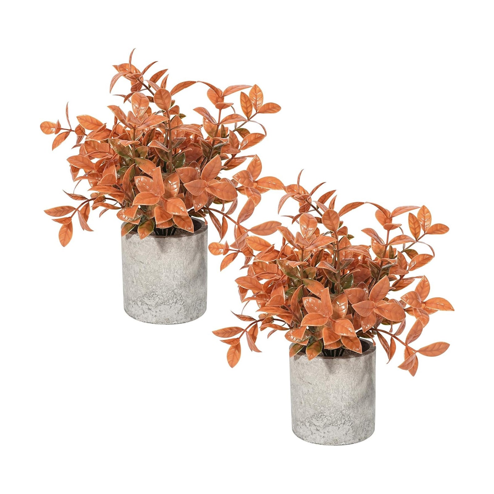 Velener Small Fake Eucalyptus Plant Artificial Potted Plants Indoor for Desk, Shelf, Home Decor Realistic Faux Plant