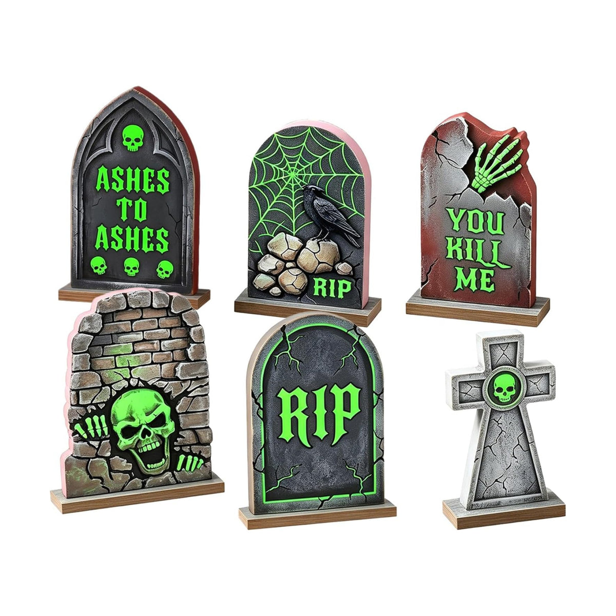 Halloween Tombstone Decor, Halloween Table Decorations Indoor for Home
