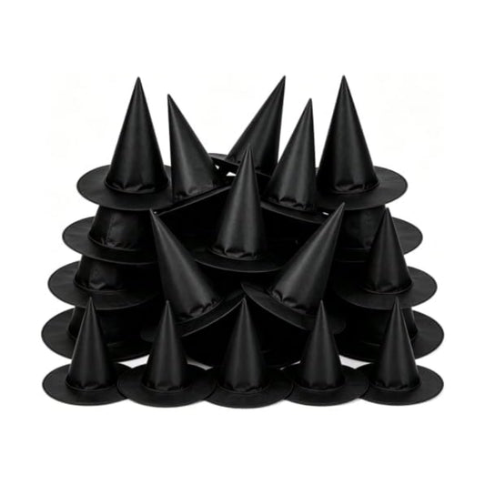 Halloween Hanging Witch Hats Decorations, 12 Pcs Floating Witch Hat Decor