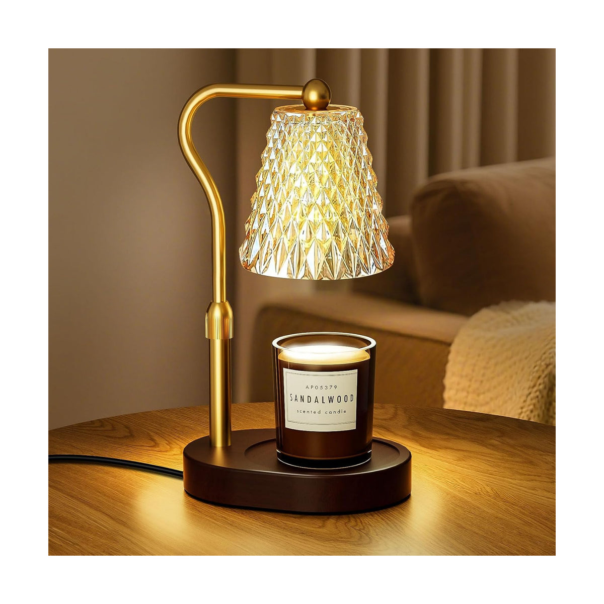 Candle Warmer Lamp with Timer Dimmable, Birthday Gifts for Women Mom, House Warming Gifts New Home Decor, Wax Melt