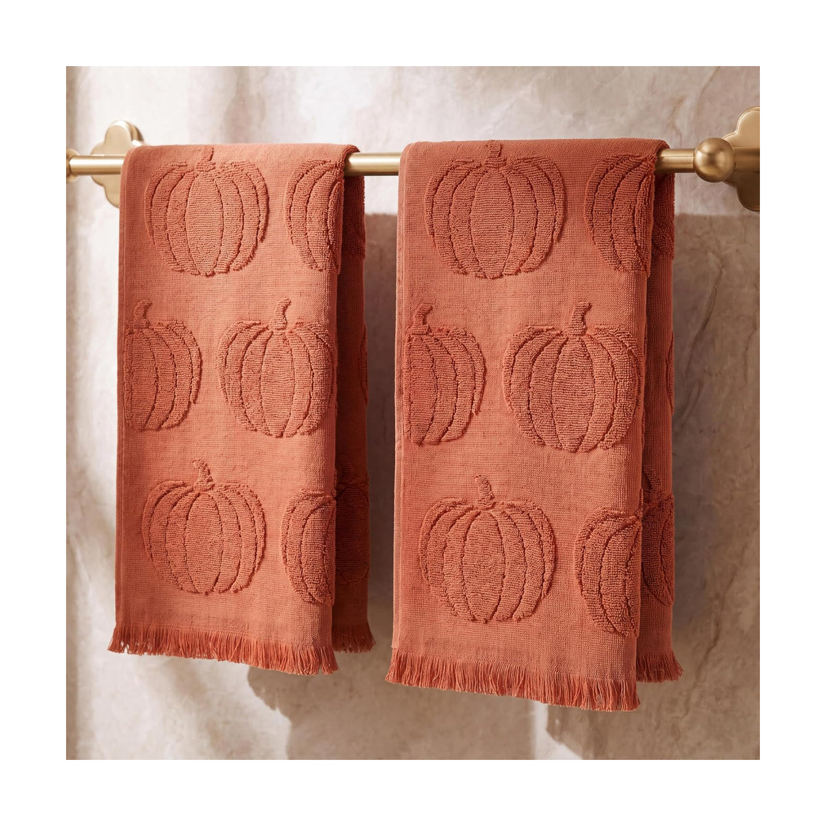 KIBAGA Decorative Fall Hand Towels for Your Bathroom Or Kitchen
