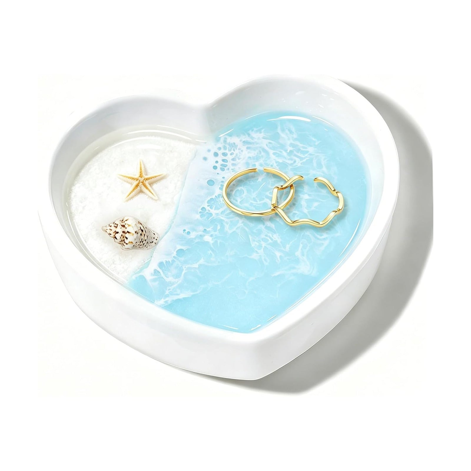 Coastal Jewelry Tray for Engagement & Wedding / Starfish