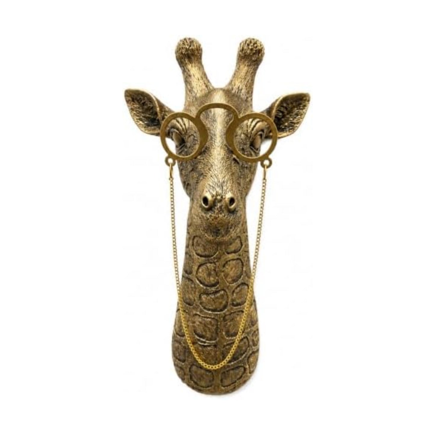 UITWMKTG Gold Animal Head Wall Decor Wall Sculpture Home Decor Statue for Living Room Office Bedroom Modern Decor for