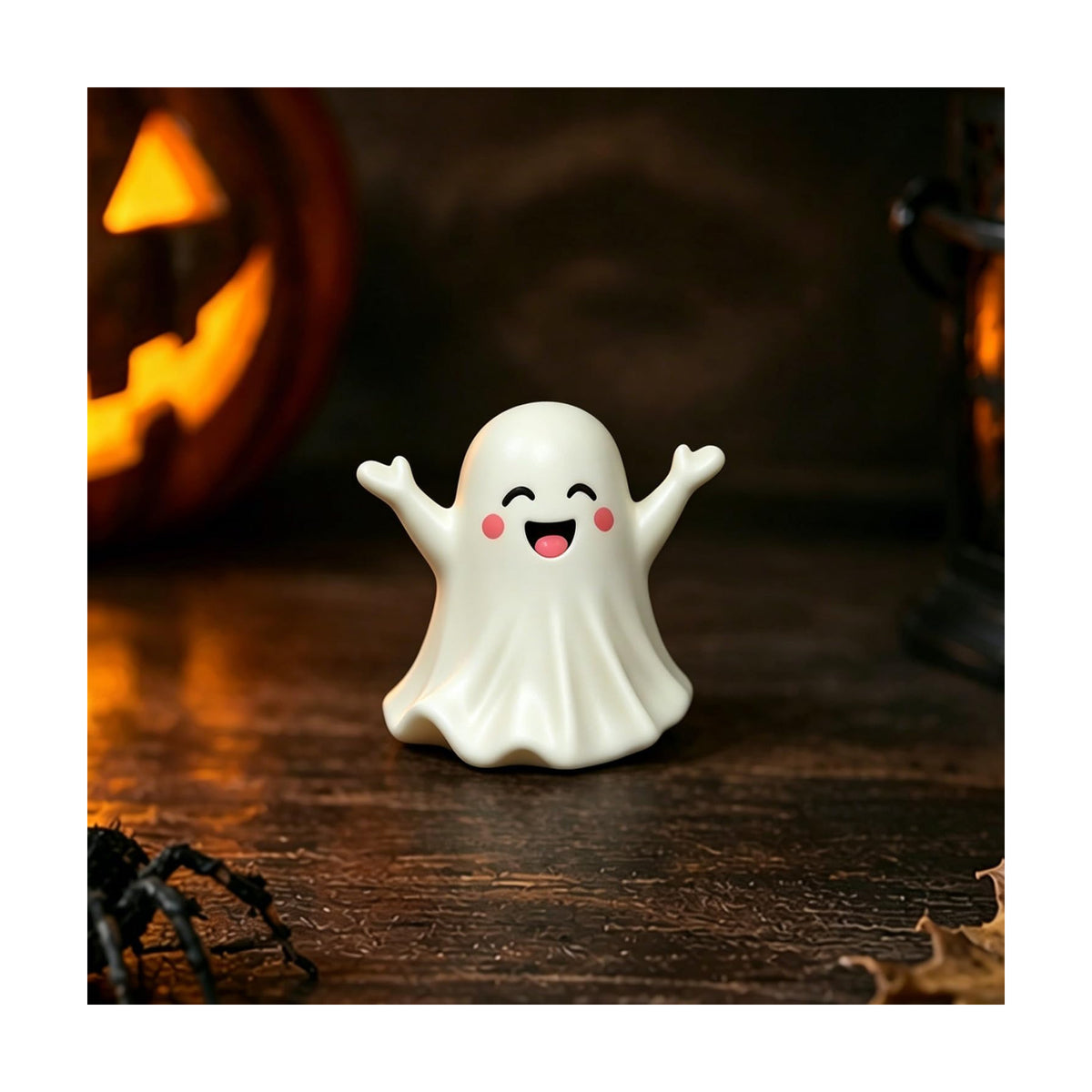 Halloween Ghost Figurine Cute Spooky Statues Unique Spooky Statue