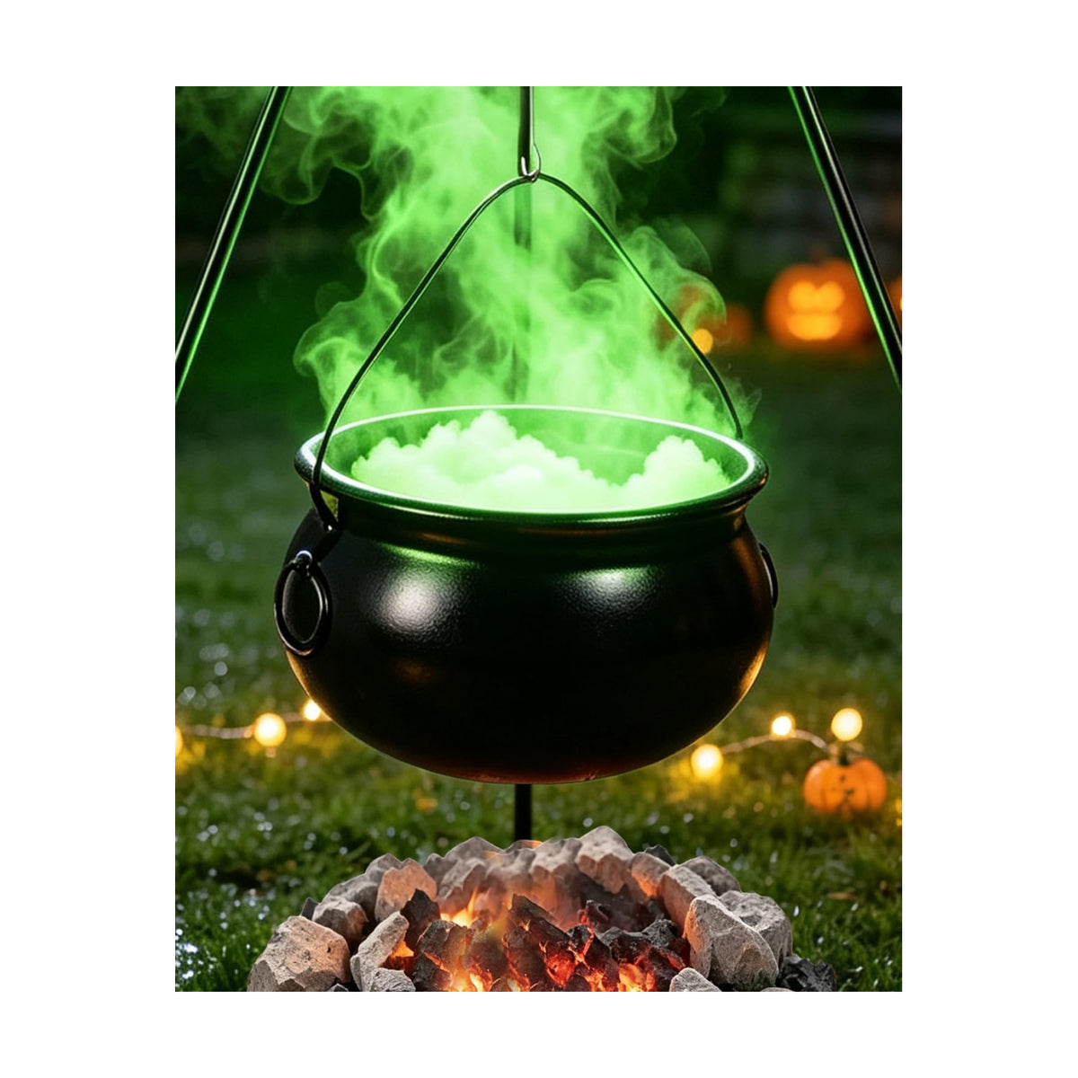 Halloween Decorations Outdoor Large Witch Cauldron with 52" Tripod Stand