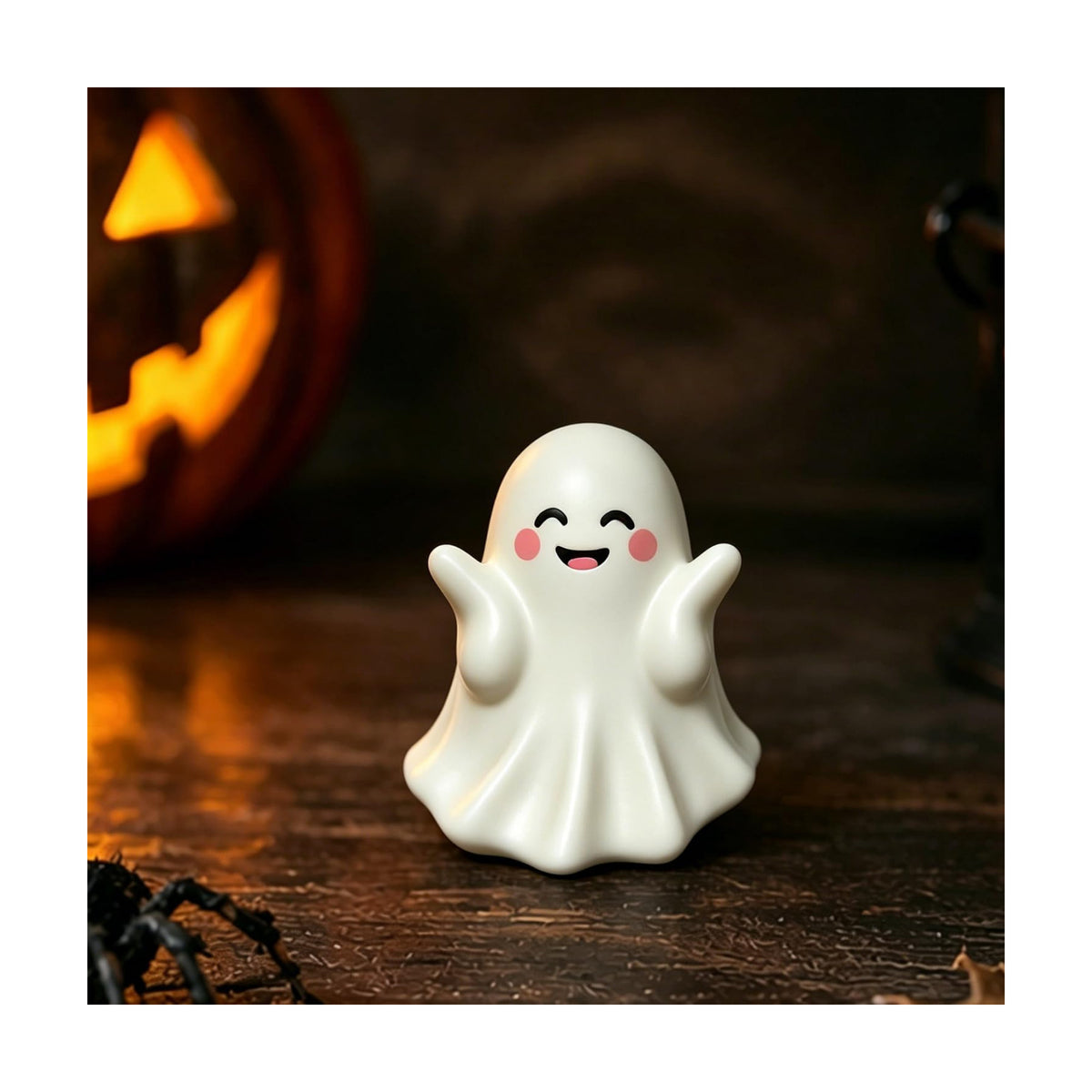 Halloween Ghost Figurine Cute Ghost Resin Statues 1Pcs