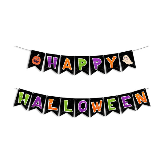 Halloween Decorations, Happy Halloween Banner, Party Favors Supplies