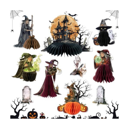 Halloween Honeycomb Centerpieces for Tables Halloween Indoor Table Decor