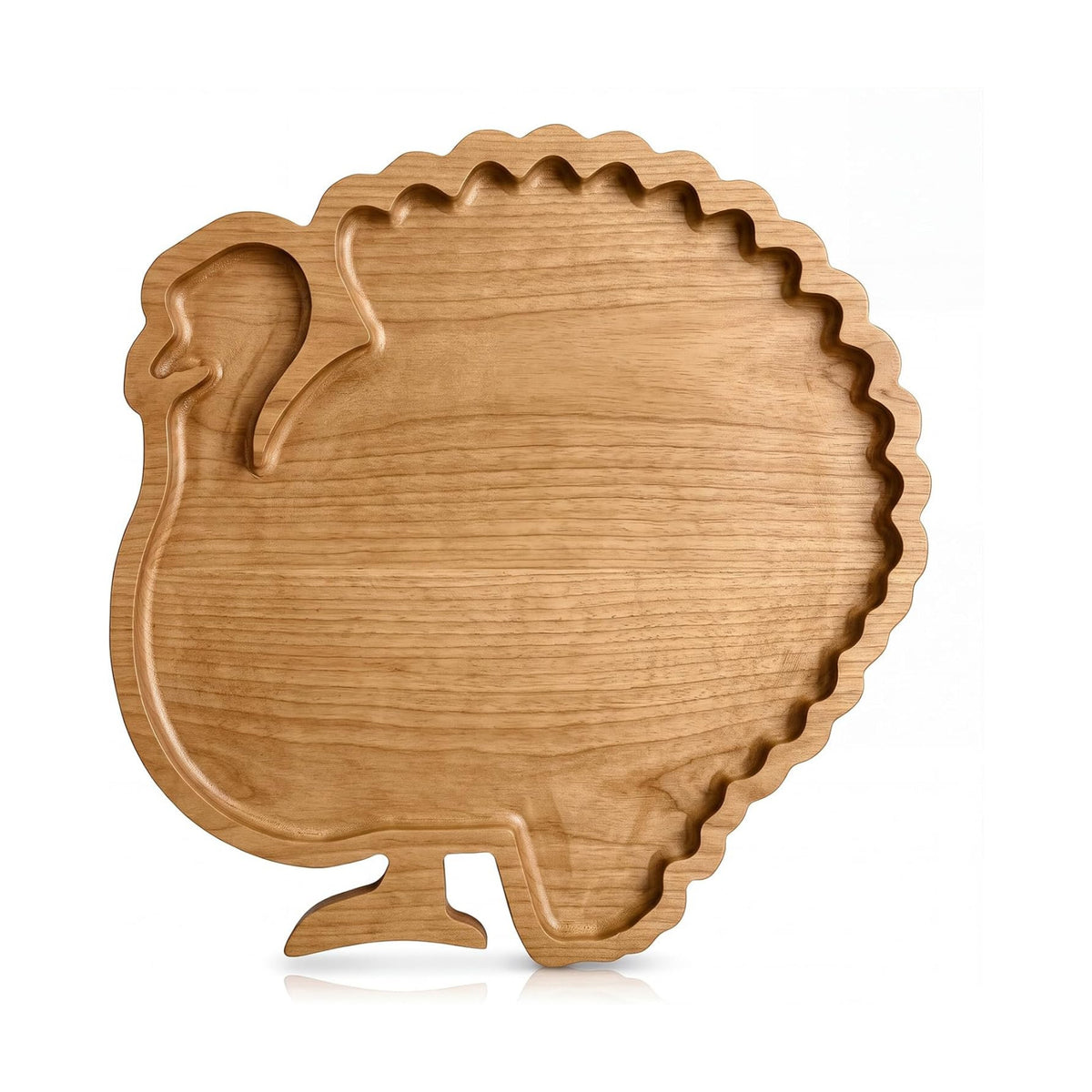 Sliner Turkey Charcuterie Board Wooden Thanksgiving Serving Platter Tray