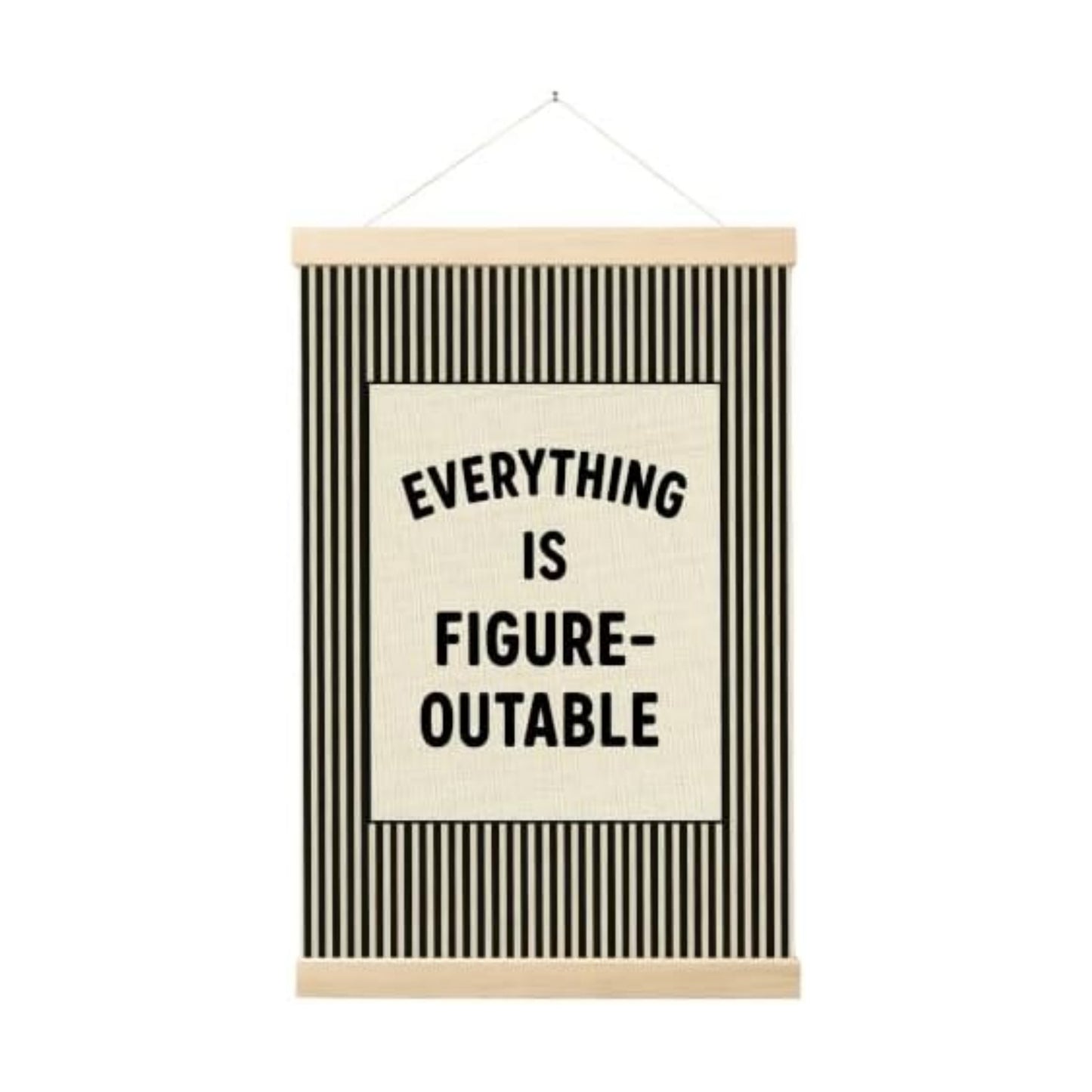 FGFK Positive Affirmations Wall Art Poster Hanger Frame 16x24 Inch