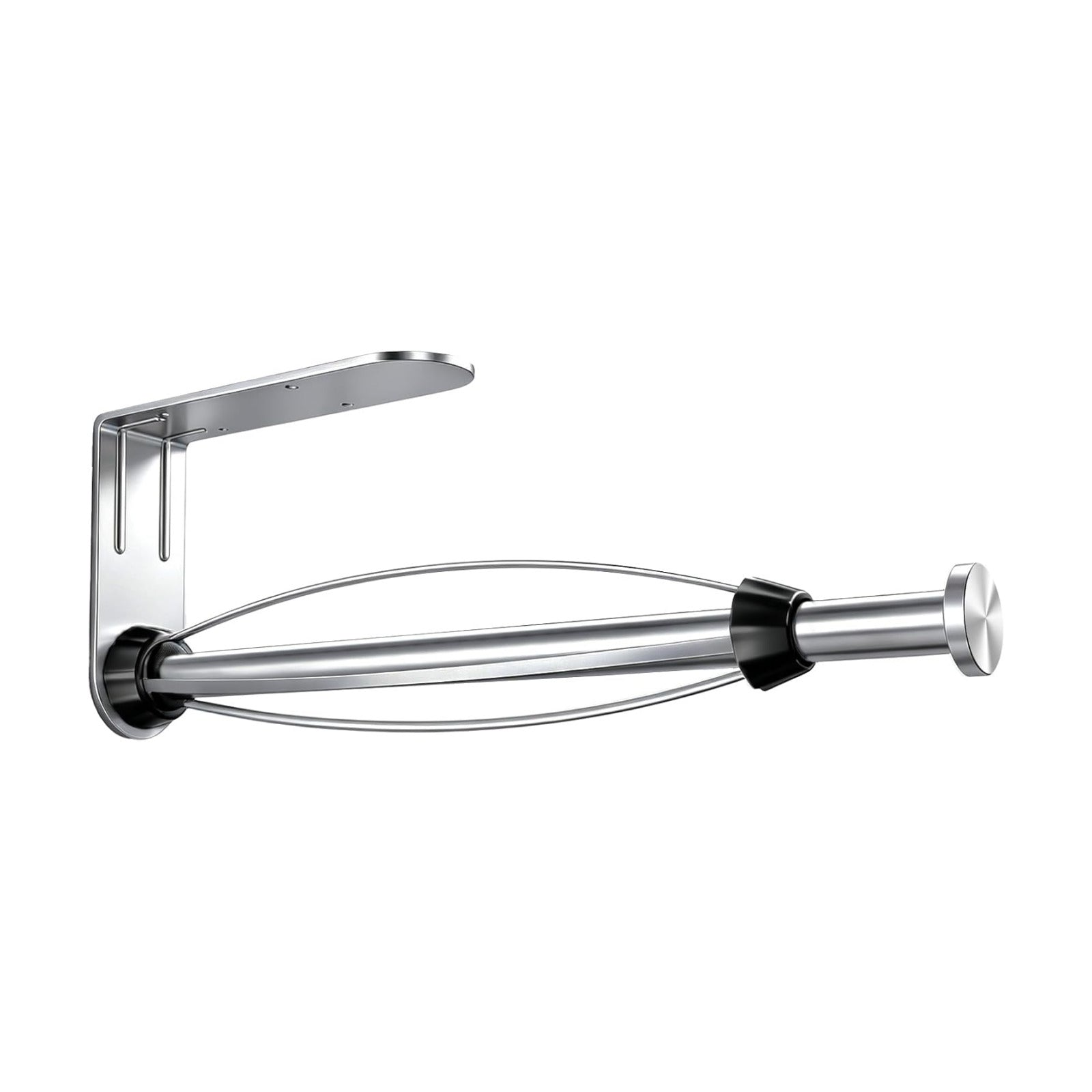 Paper Towel Holder, Paper Towel Holder Under Cabinet with Ratchet Mechanism