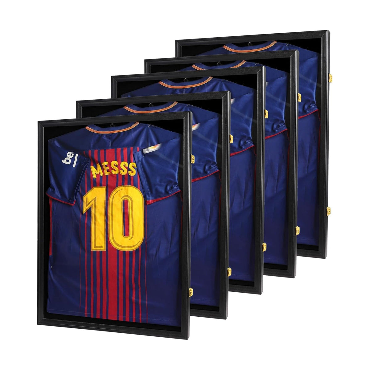 Lockable Football Jersey Frame Display Case with UV Protection | 24×32 soccer jersey shadow box frame,shirt frame