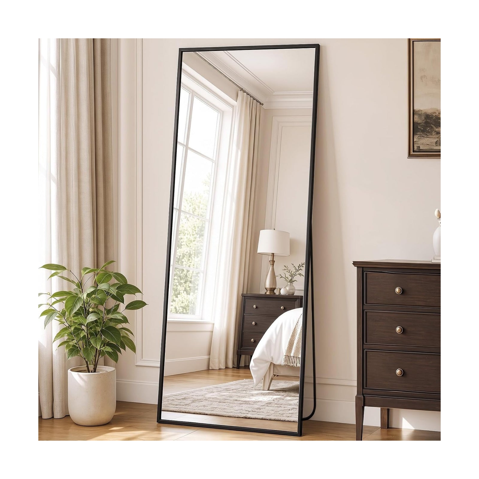 DUMOS 63"x20" Full Length Floor Mirror, Full Body Mirror