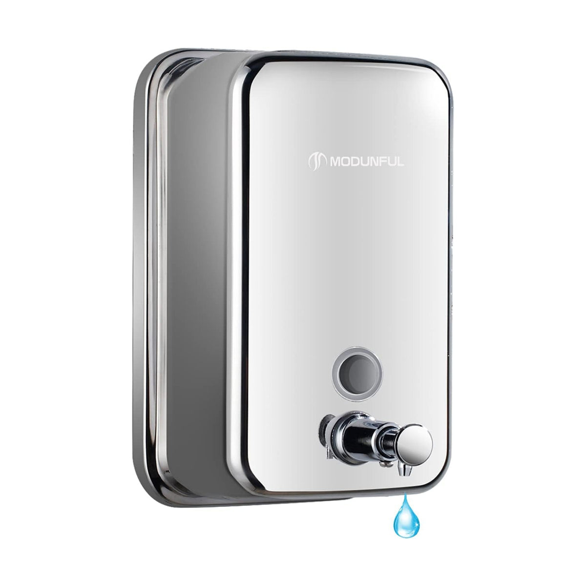 Stainless Steel Soap Dispenser for Kitchen Wall Mount – 27oz Vertical | Durable Design for Busy Households, Family Use